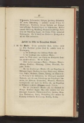 Zuflüsse der Elbe im Herzogthum Anhalt