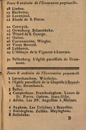 Calendrier Pour L'Année MDCCXCII