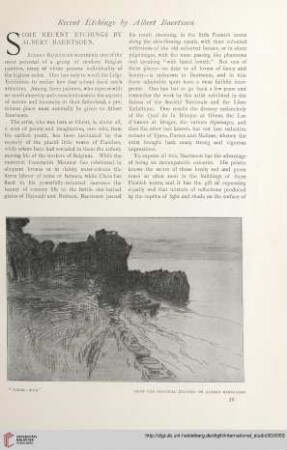 30.1906/07 (1907) = Nr. 117: Some recent etchings by Albert Baertsoen