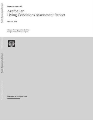 Azerbaijan : living conditions assessment report
