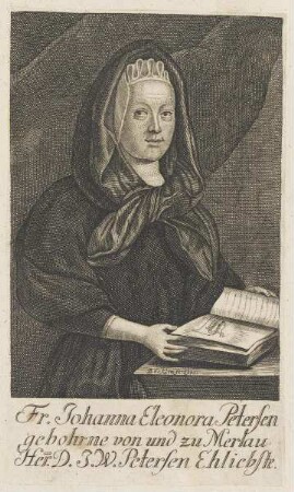 Bildnis der Johanna Eleonora Petersen
