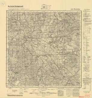 16101 Rominten, Topographische Karte 1:25000 (4cm - Karte)