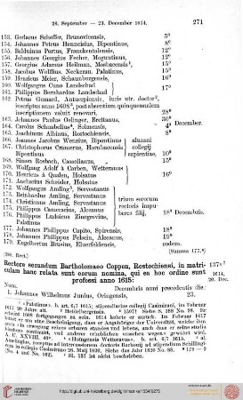 20. December 1614 bis 8. December 1624
