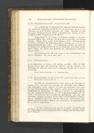 § 76. Zusammenhang der Mischung der spontanen Gase mit der Mischung der absorbirten.