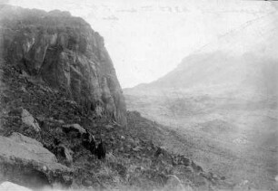 Mawensi, Lagerhügel 4350 m am Süd-West-Fuß