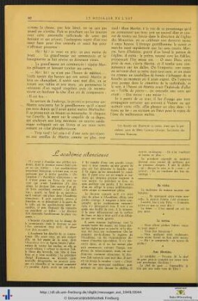 L'académie silencieuse.