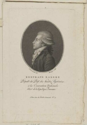 Bildnis des Bertrand Barere