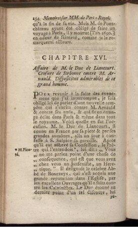 Chapitre XVI. - Chapitre XX.