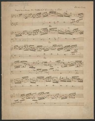 Wir Christenleut'; org; g-Moll; BWV 710; Krebs-WV deest