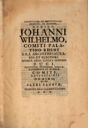 Selecta ex historia Augustae Domus Palatinae