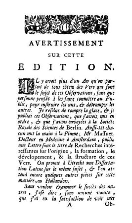 Avertissement sur cette edition.