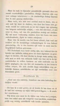 Hoofdstuk XI. "Geef ons een ontwerp, waardoor ons uwe bedoeling ...