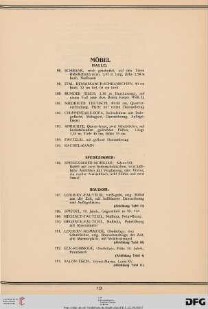 Möbel (Nr. 98-210)