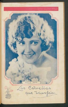Las estrellas que triunfan - [Fotografía] : [Retrato de] Billie Dove