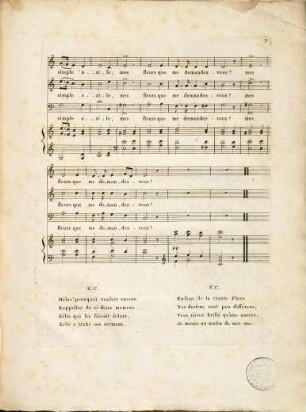 A mes fleurs : hymne à trois voix