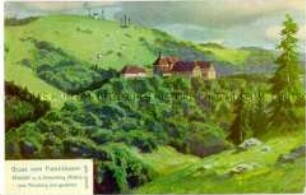 Ansicht des Franziskanerklosters auf dem Kreuzberg