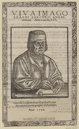 Bildnis des Erasmus Sarcerius