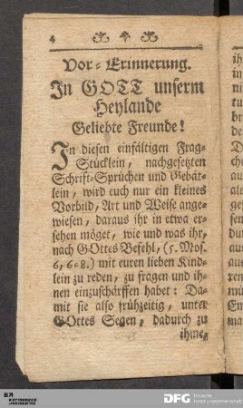 Vor-Erinnerung.