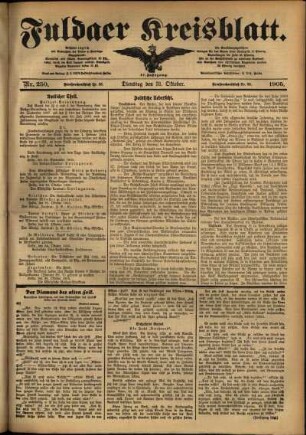 Ausgabe vom Dienstag, den 31. Oktober 1905.