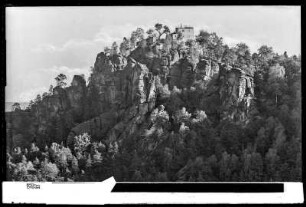 Sächsische Schweiz, Kleiner Bärenstein mit Berggasthaus