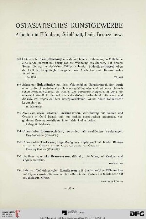 Ostasiatisches Kunstgewerbe (Nr. 848-902)