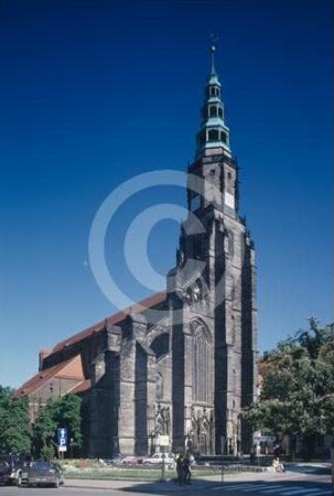 Katholische Pfarrkirche St. Stanislaus und Wenzel Schweidnitz von NW