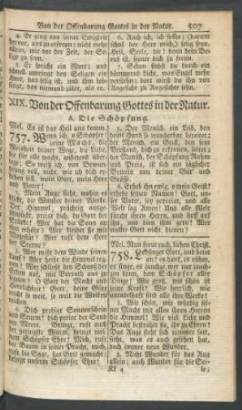 XIX. Von der Offenbarung Gottes in der Natur