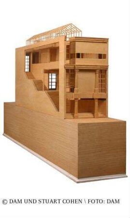 Townhouse Competition of Graham Foundation - Modell des Gesamtgebäudes