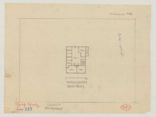 Groß Wootz (Kreis Westprignitz): unbekannter Hof. Bauernhaus (Grundriss)