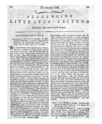 Il Fanatismo nel suo carattere. Avignon 1789