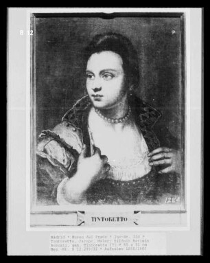 Bildnis der Marieta Robusti, gen. Tintoretta (?)