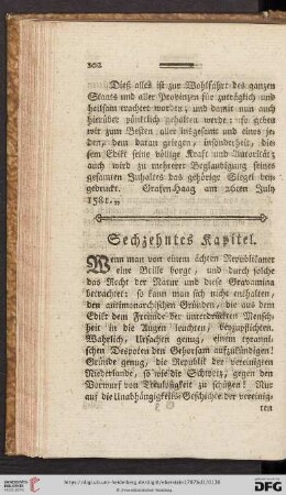 Sechzehntes Kapitel