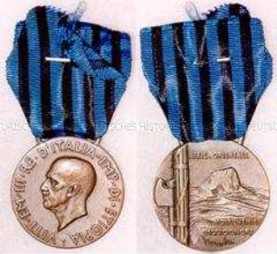 Medaille für Teilnehmer am Feldzug in Äthiopien