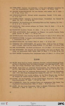 Zinn (Nr. 235-262)