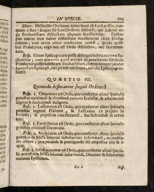 203-212, Quaestio VII - XVII