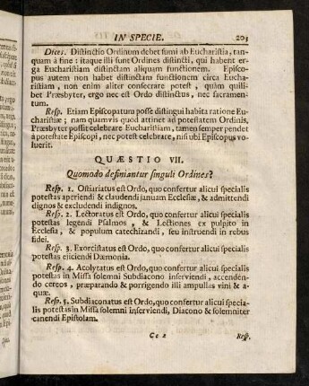 203-212, Quaestio VII - XVII