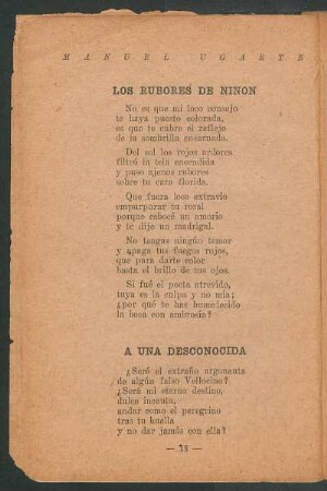 A una desconocida