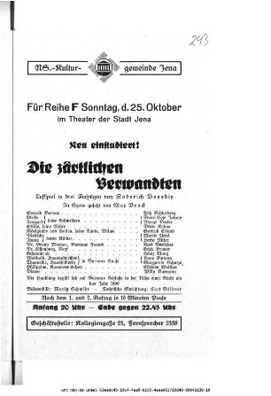 Die zärtlichen Verwandten