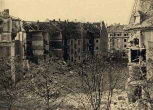 Zerstörungen Zweiter Weltkrieg. Sophienstraße 192
