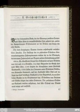 II. Geschichtliches