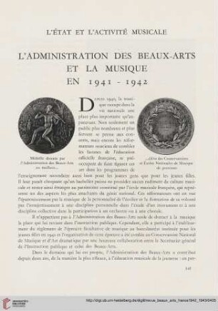 L'état et l'activité musicale