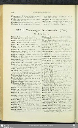 XXXII. Teutoburger Bezirksverein.