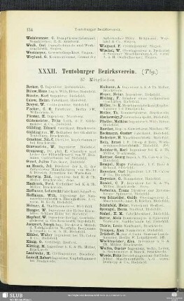 XXXII. Teutoburger Bezirksverein.