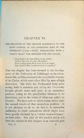 The story of the University of Edinburgh during its first three hundred years, 2