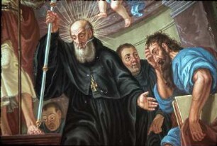 Allegorie der Ankunft des heiligen Benedikt auf dem Monte Cassino