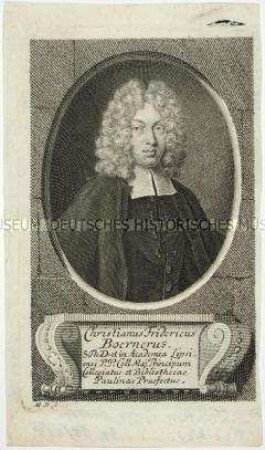 Brustbildnis des evangelischen Theologen Christian Friedrich Börner