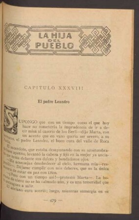 Capítulo XXXVIII - El padre Leandro