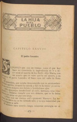 Capítulo XXXVIII - El padre Leandro
