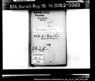 Die dem Johann Harms Fleßner in Schirum erteilte Erlaubnis zum Kramhandel