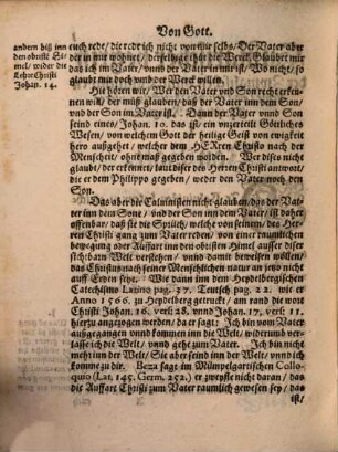 Summarischer begriff vnd gegründte Widerlegung der Zwinglischen vnd Caluinischen Lehre von etlichen Artickeln vnser Christlichen Religion. ... : Sampt angehencktem Bericht auff etliche die Caluinische Lehre betreffende Fragen. ...